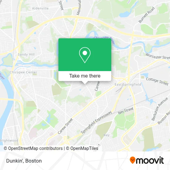 Dunkin' map