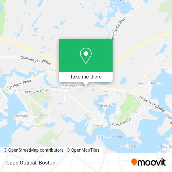 Cape Optical map