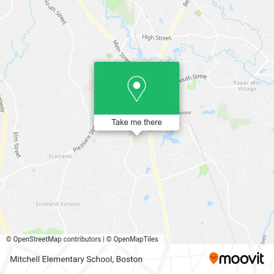 Mitchell Elementary School map