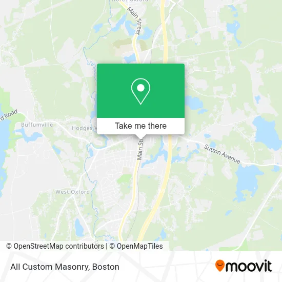 All Custom Masonry map