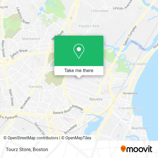 Tourz Store map