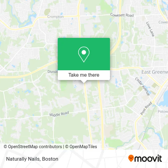 Naturally Nails map