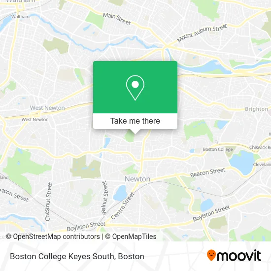 Boston College Keyes South map
