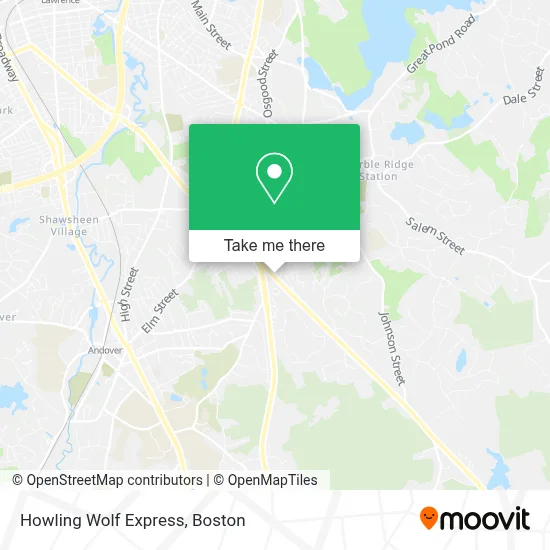 Howling Wolf Express map