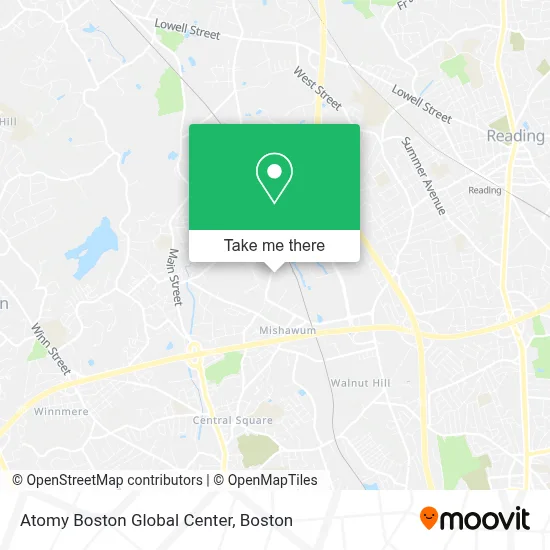 Atomy Boston Global Center map