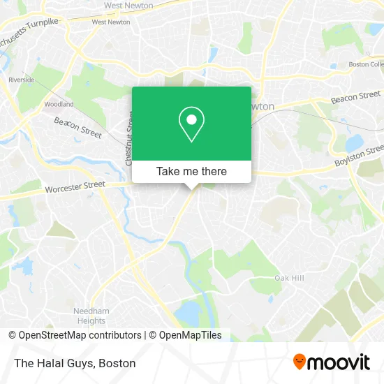 The Halal Guys map