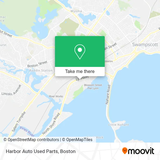 Harbor Auto Used Parts map