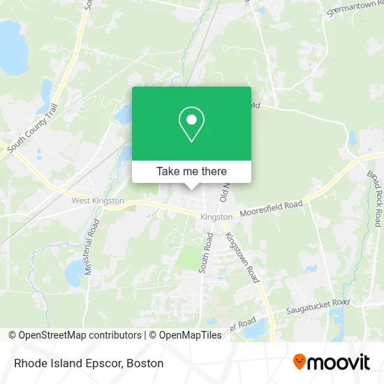 Rhode Island Epscor map
