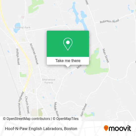 Hoof-N-Paw English Labradors map