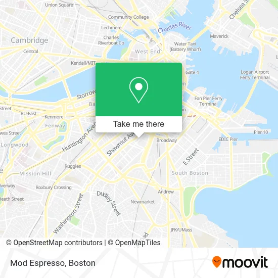 Mod Espresso map