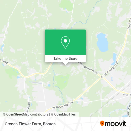 Orenda Flower Farm map