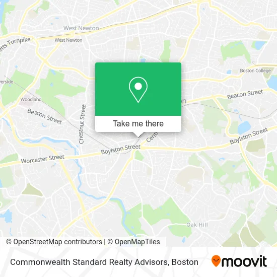 Commonwealth Standard Realty Advisors map
