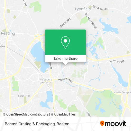 Boston Crating & Packaging map