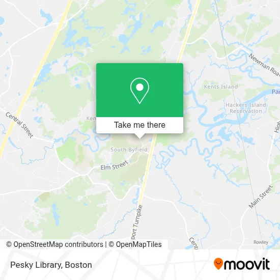 Pesky Library map