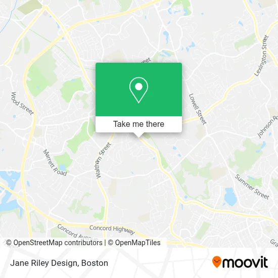Jane Riley Design map
