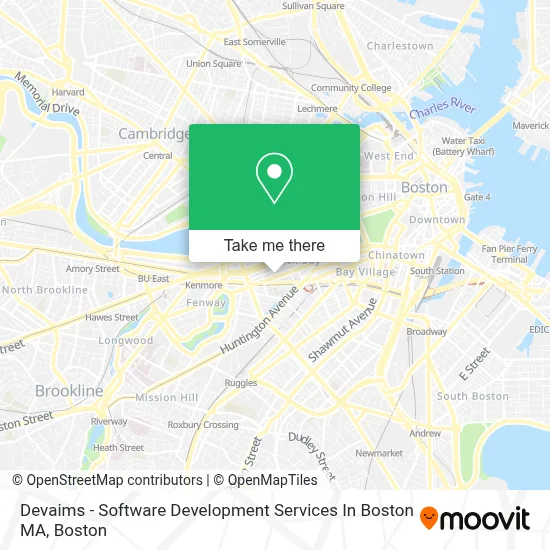 Devaims - Software Development Services In Boston MA map