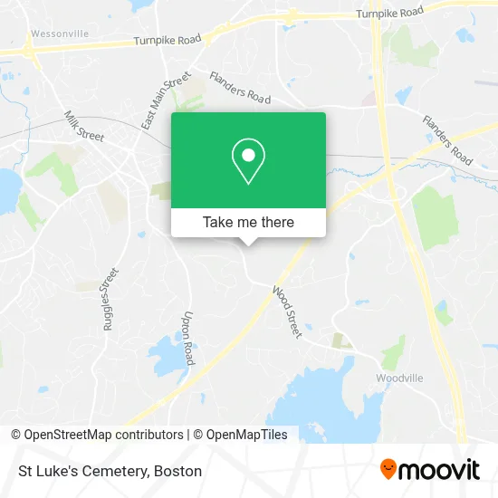 St Luke's Cemetery map