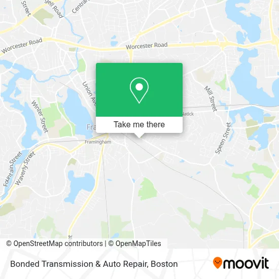 Bonded Transmission & Auto Repair map