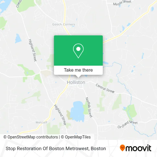 Stop Restoration Of Boston Metrowest map