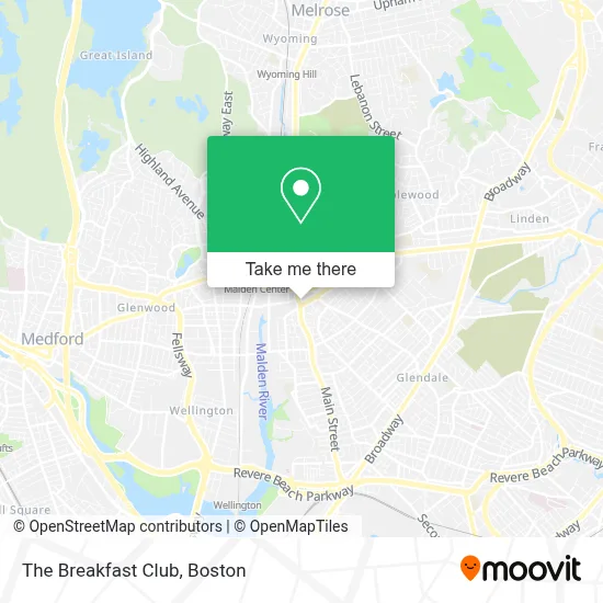 The Breakfast Club map