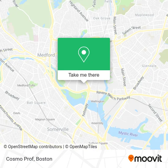 Cosmo Prof map