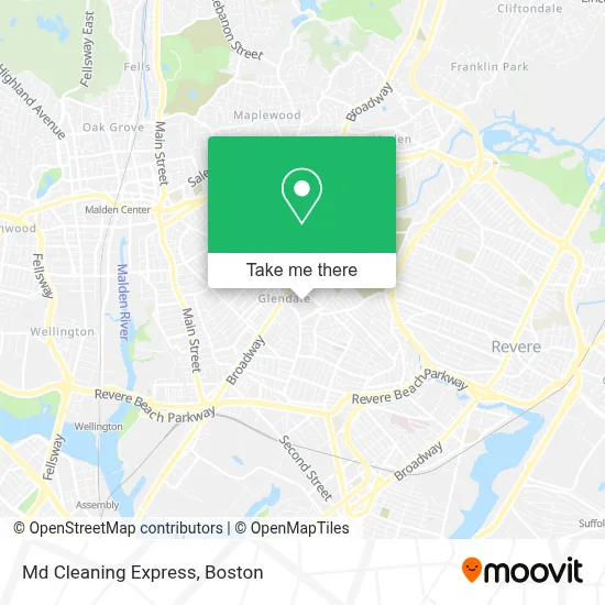 Md Cleaning Express map