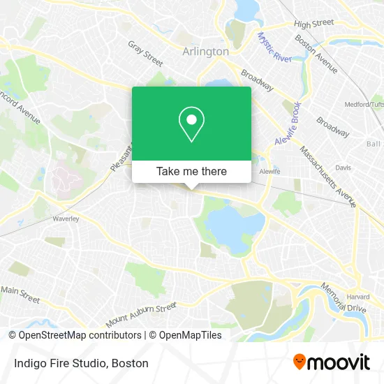 Indigo Fire Studio map