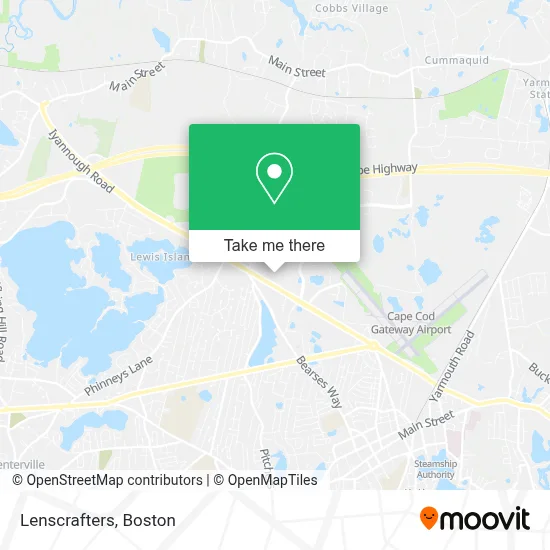Lenscrafters map