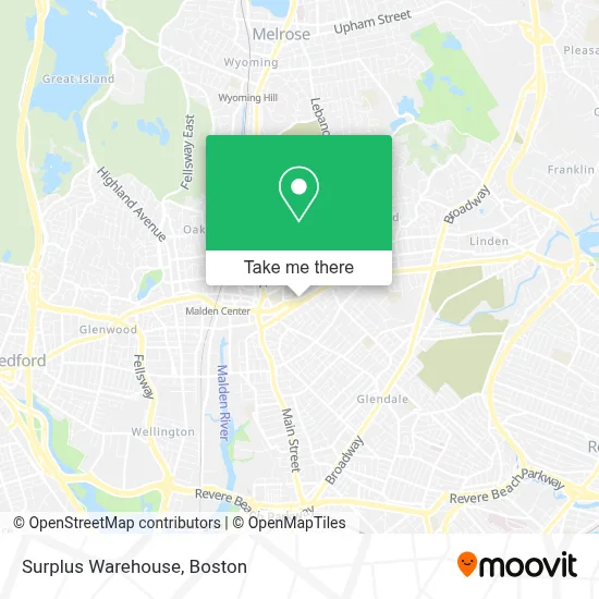 Surplus Warehouse map