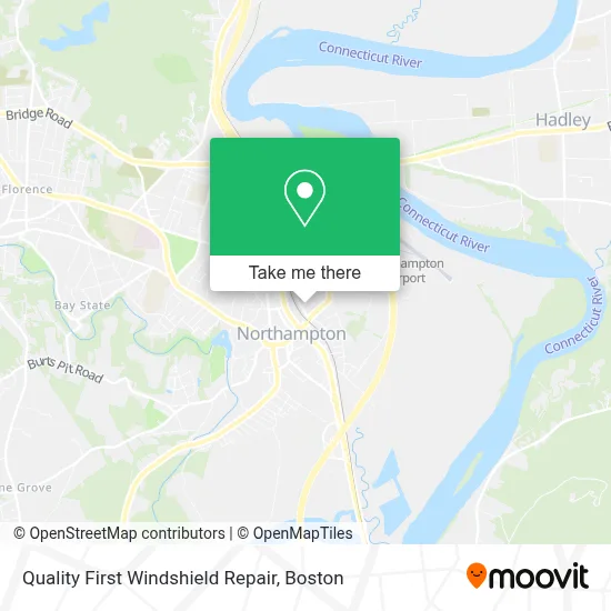 Quality First Windshield Repair map