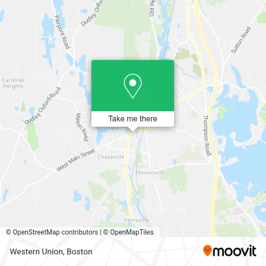 Western Union map