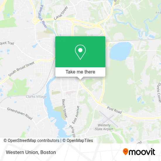 Western Union map