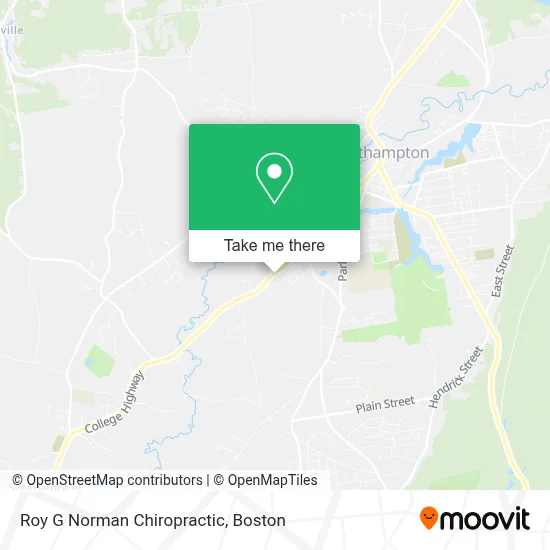 Roy G Norman Chiropractic map