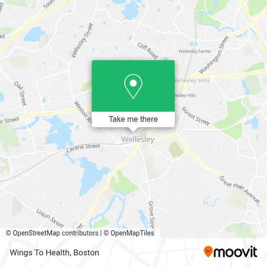 Wings To Health map