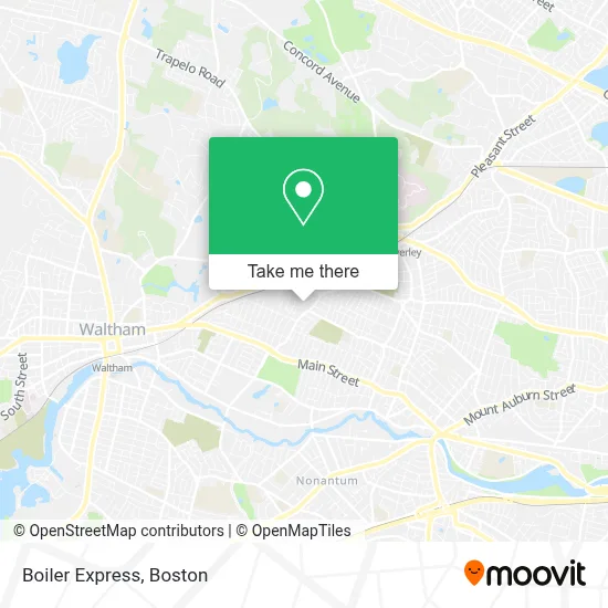 Boiler Express map