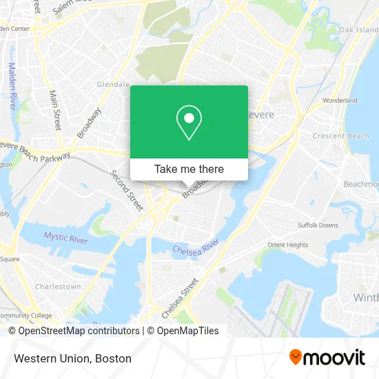 Western Union map