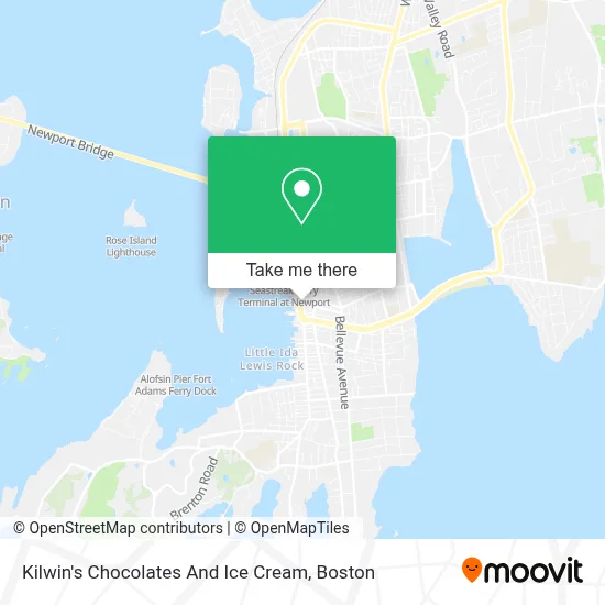 Kilwin's Chocolates And Ice Cream map