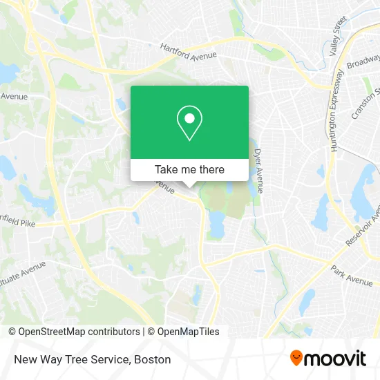 New Way Tree Service map