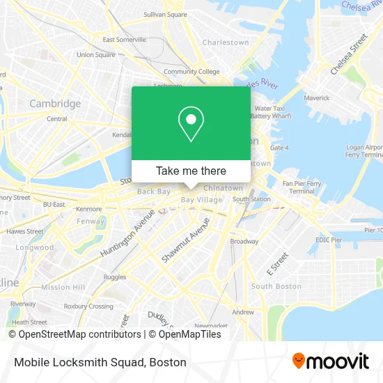 Mobile Locksmith Squad map