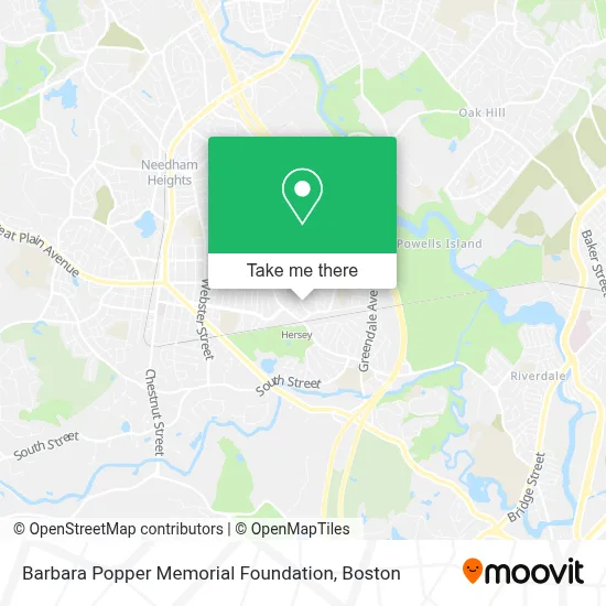 Barbara Popper Memorial Foundation map