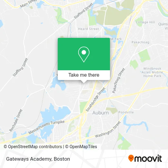 Gateways Academy map