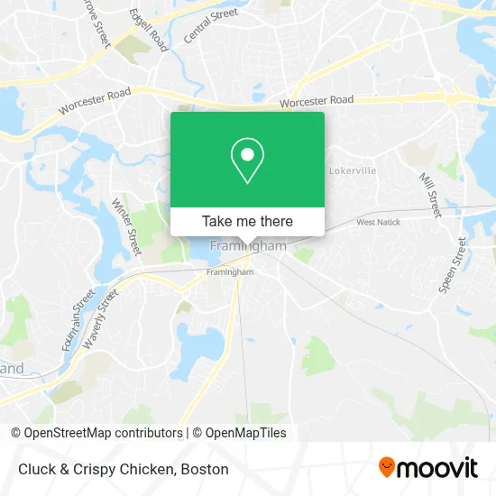 Cluck & Crispy Chicken map