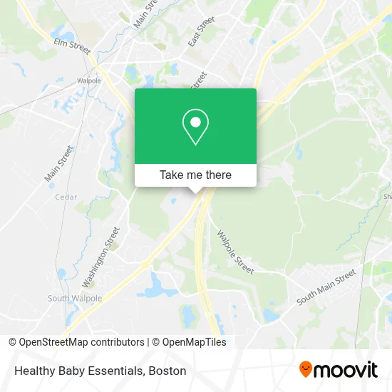 Healthy Baby Essentials map