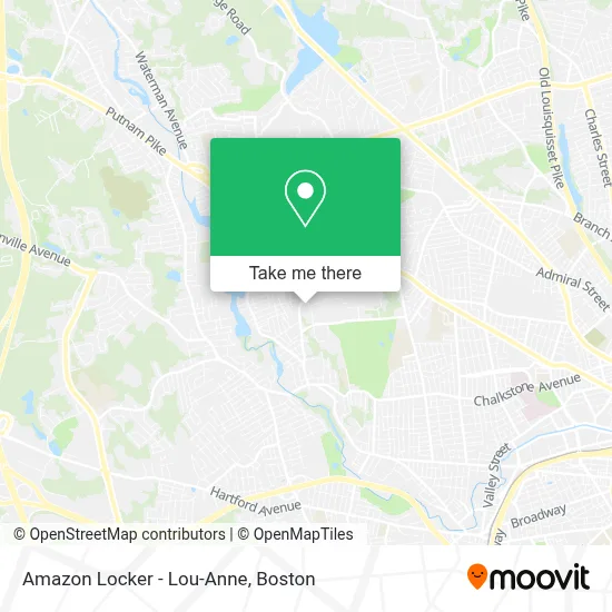 Amazon Locker - Lou-Anne map