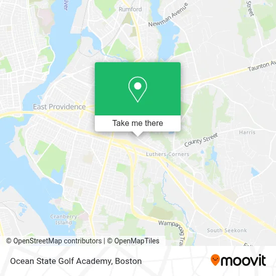 Ocean State Golf Academy map