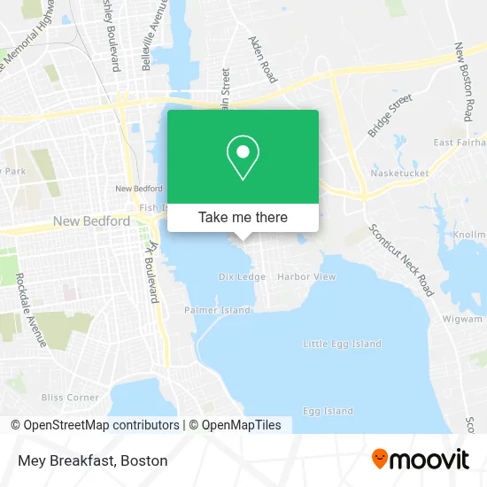 Mey Breakfast map