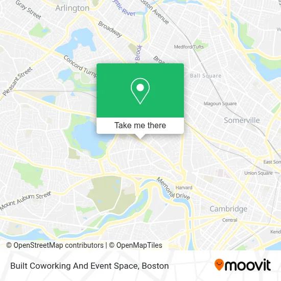 Built Coworking And Event Space map