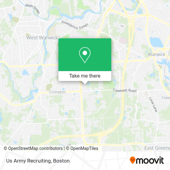Us Army Recruiting map