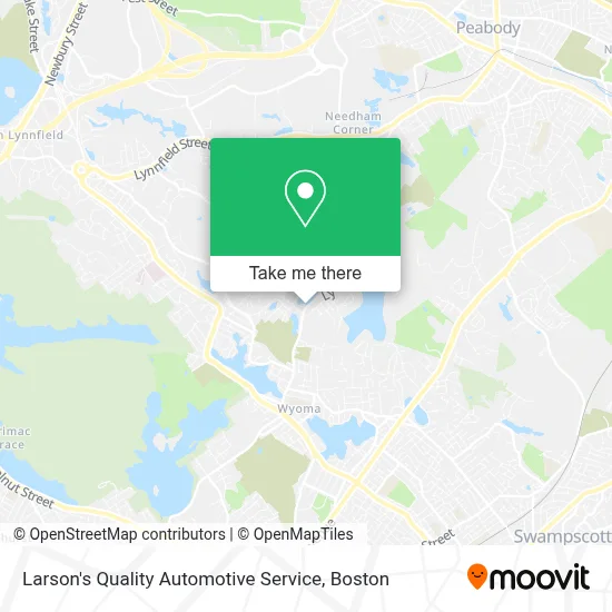 Larson's Quality Automotive Service map