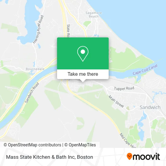Mass State Kitchen & Bath Inc map